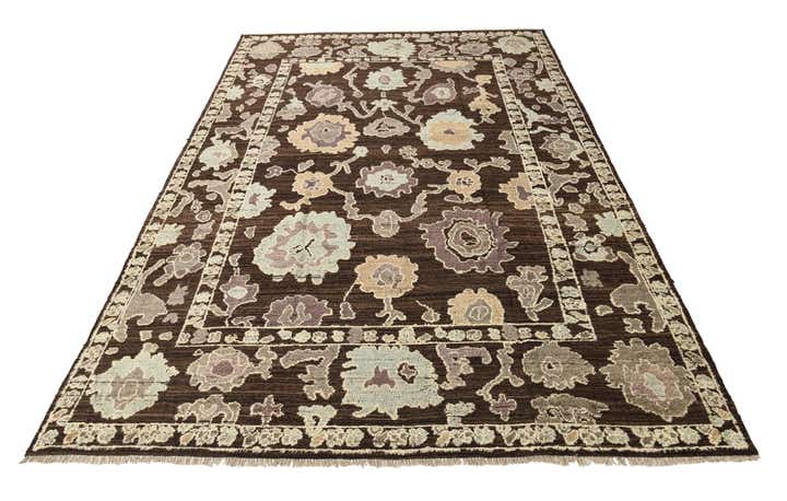 10' 3 x 14' 4 Hand Knotted Oushak Wool Rug