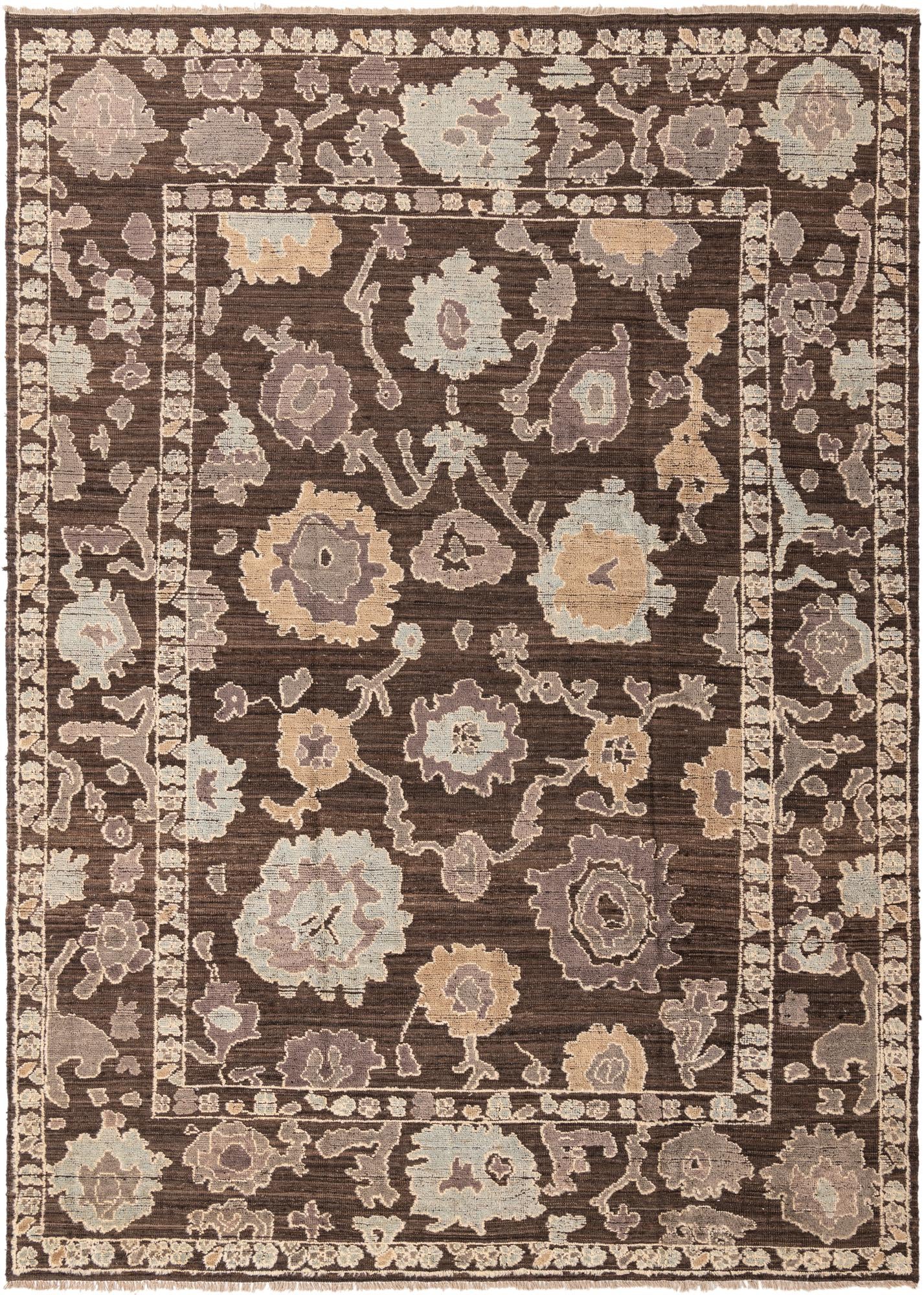 10' 3 x 14' 4 Hand Knotted Oushak Wool Rug