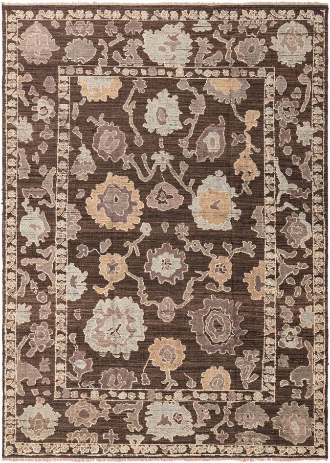 Detail image of 10' 3 x 14' 4 Hand Knotted Oushak Wool Rug