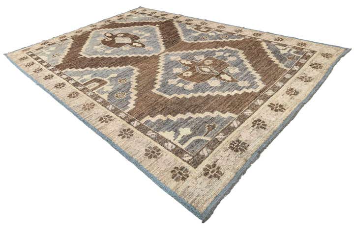 10' x 14' 2 Hand Knotted Oushak Wool Rug