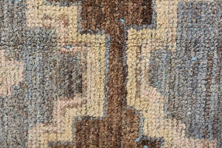 Detail image of 10' x 14' 2 Hand Knotted Oushak Wool Rug