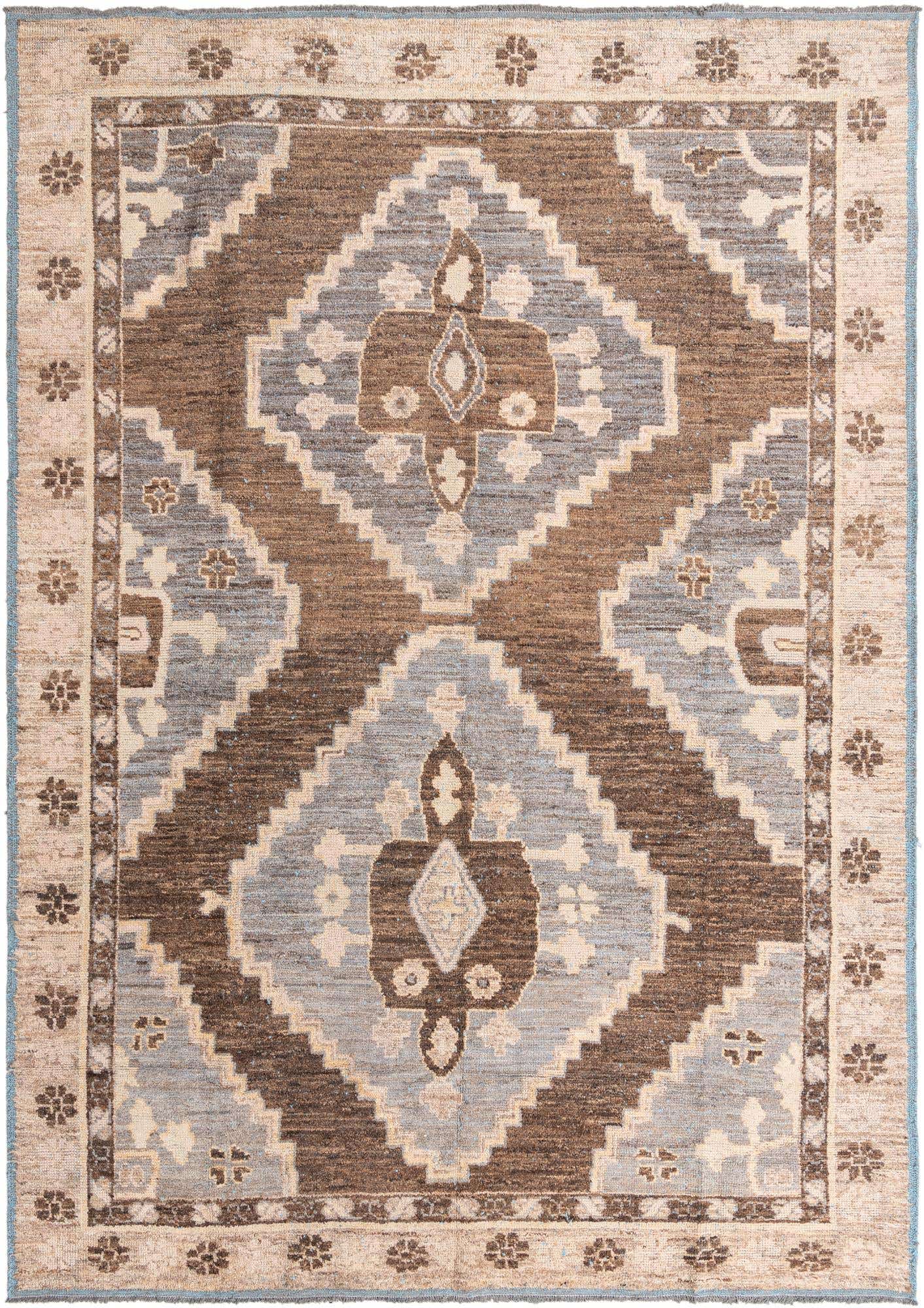 10' x 14' 2 Hand Knotted Oushak Wool Rug