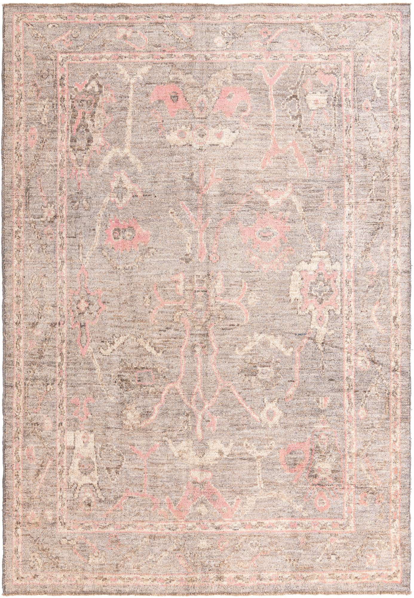 8' 6 x 12' 5 Hand Knotted Oushak Wool Rug