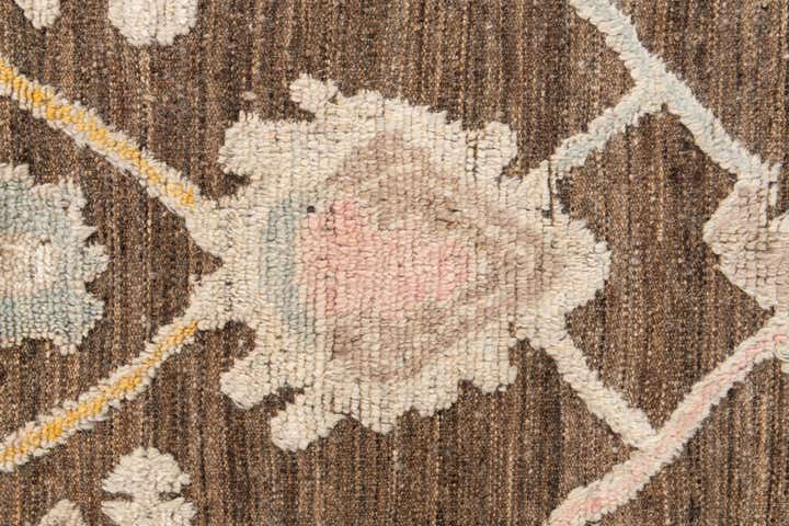9' 2 x 12' Hand Knotted Oushak Wool Rug