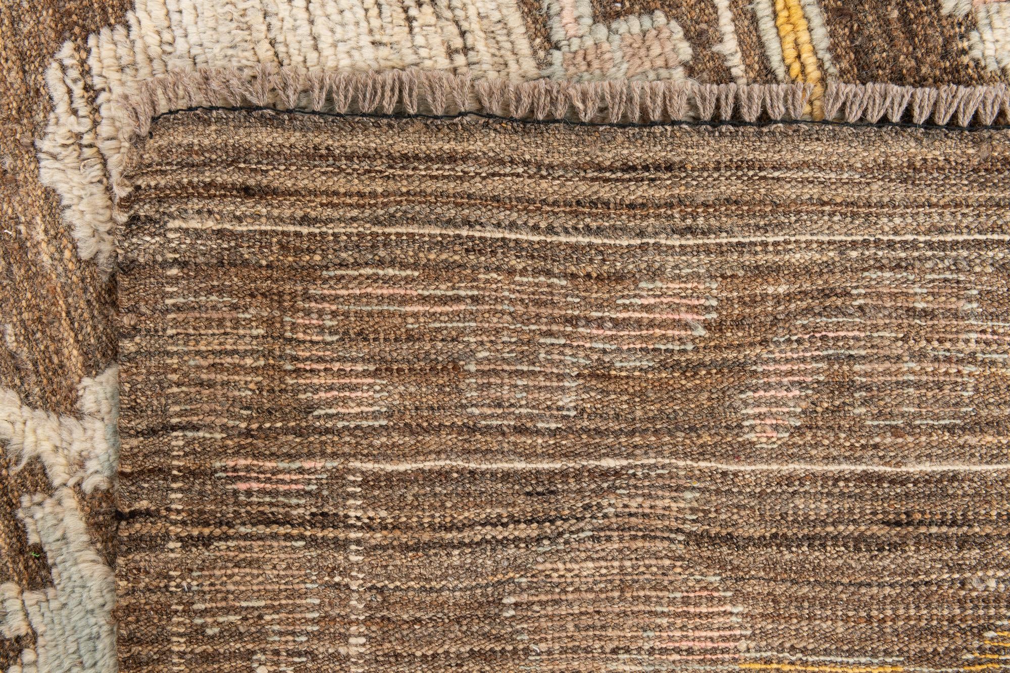 9' 2 x 12' Hand Knotted Oushak Wool Rug