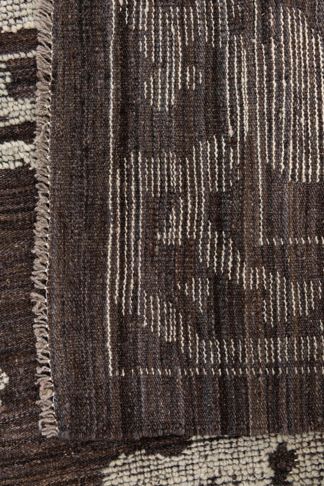 9' 4 x 12' 2 Hand Knotted Oushak Wool Rug