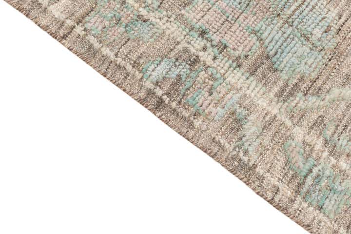 8' 10 x 12' 3 Hand Knotted Oushak Wool Rug