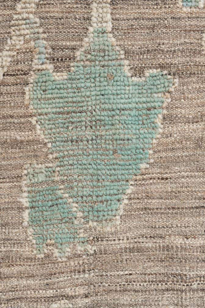 8' 10 x 12' 3 Hand Knotted Oushak Wool Rug