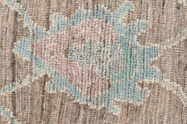 8' 10 x 12' 3 Hand Knotted Oushak Wool Rug