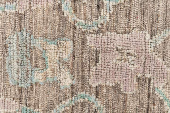 8' 10 x 12' 3 Hand Knotted Oushak Wool Rug