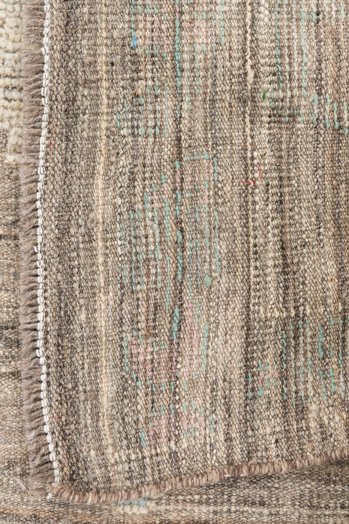 8' 10 x 12' 3 Hand Knotted Oushak Wool Rug
