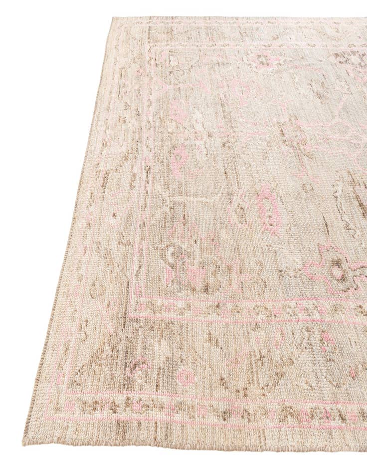 Detail image of 8' 2 x 10'  Hand Knotted Oushak Wool Rug