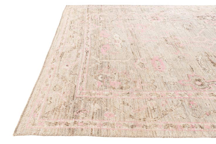 Detail image of 8' 2 x 10' Hand Knotted Oushak Wool Rug