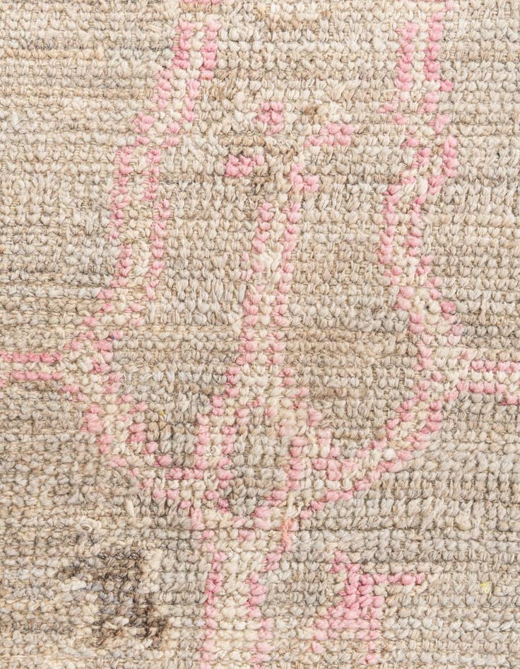 Detail image of 8' 2 x 10'  Hand Knotted Oushak Wool Rug