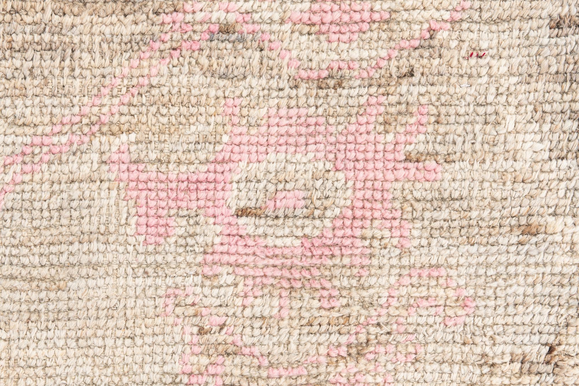 8' 2 x 10' Hand Knotted Oushak Wool Rug