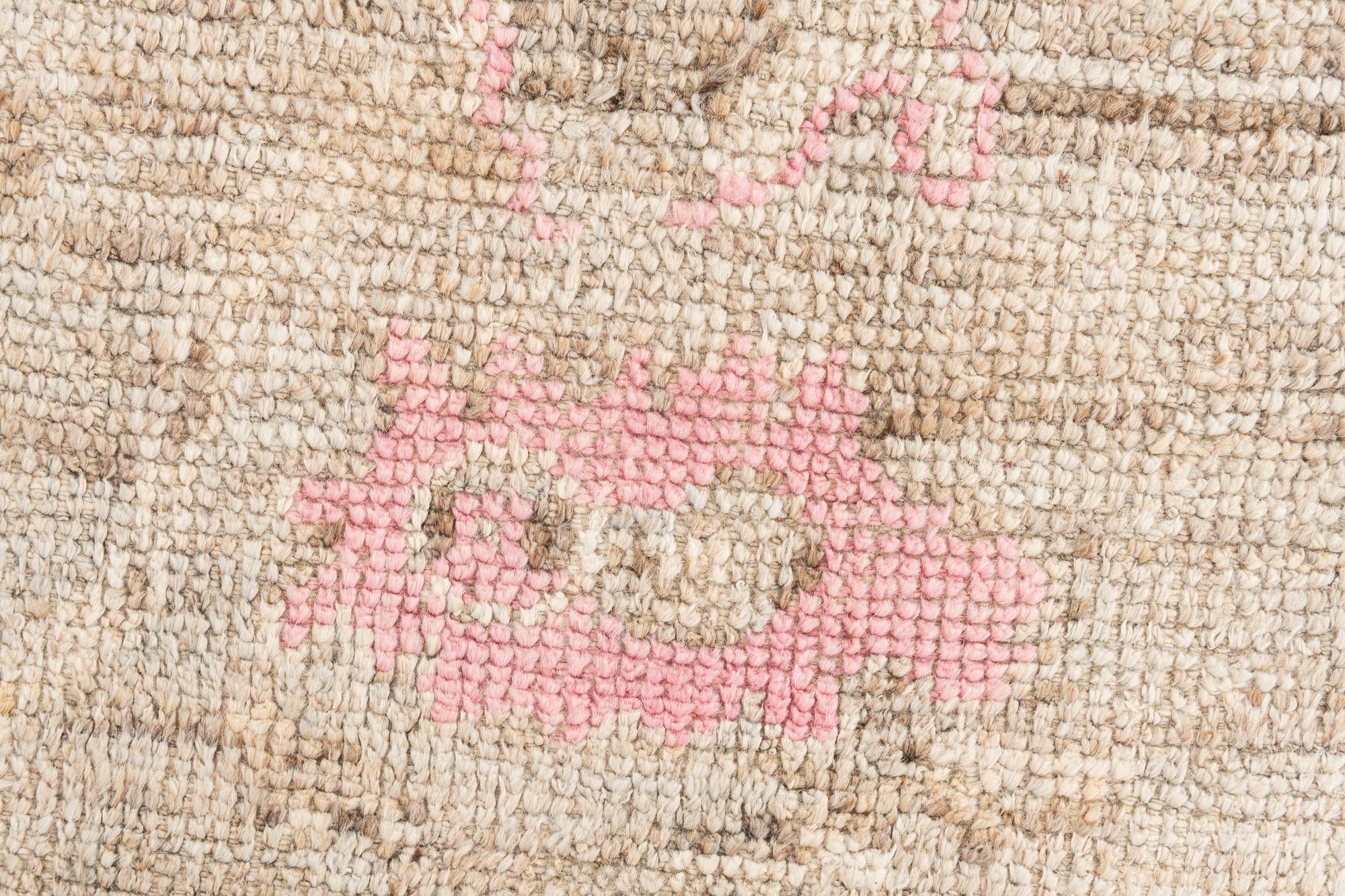 8' 2 x 10' Hand Knotted Oushak Wool Rug