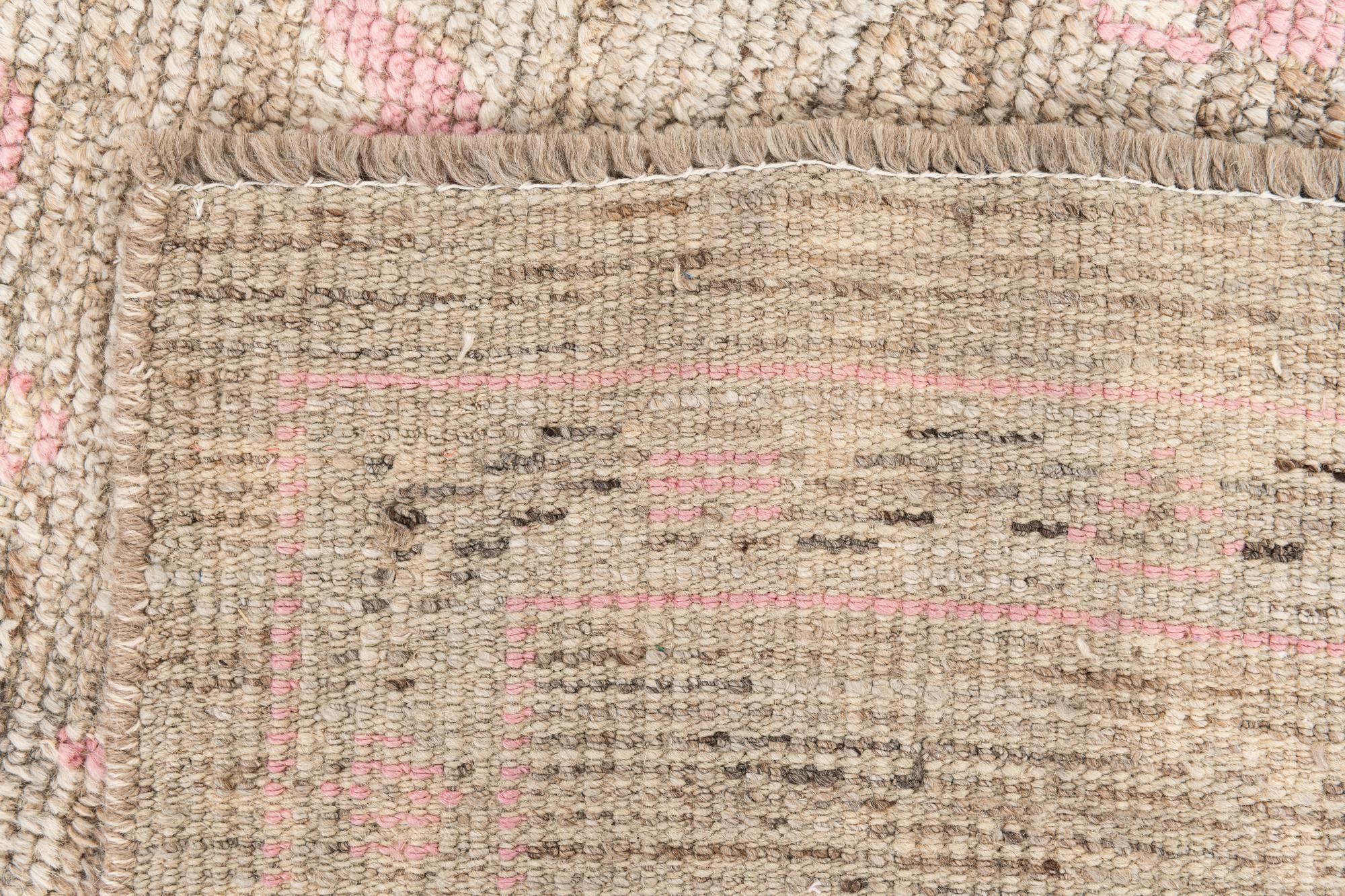 8' 2 x 10' Hand Knotted Oushak Wool Rug