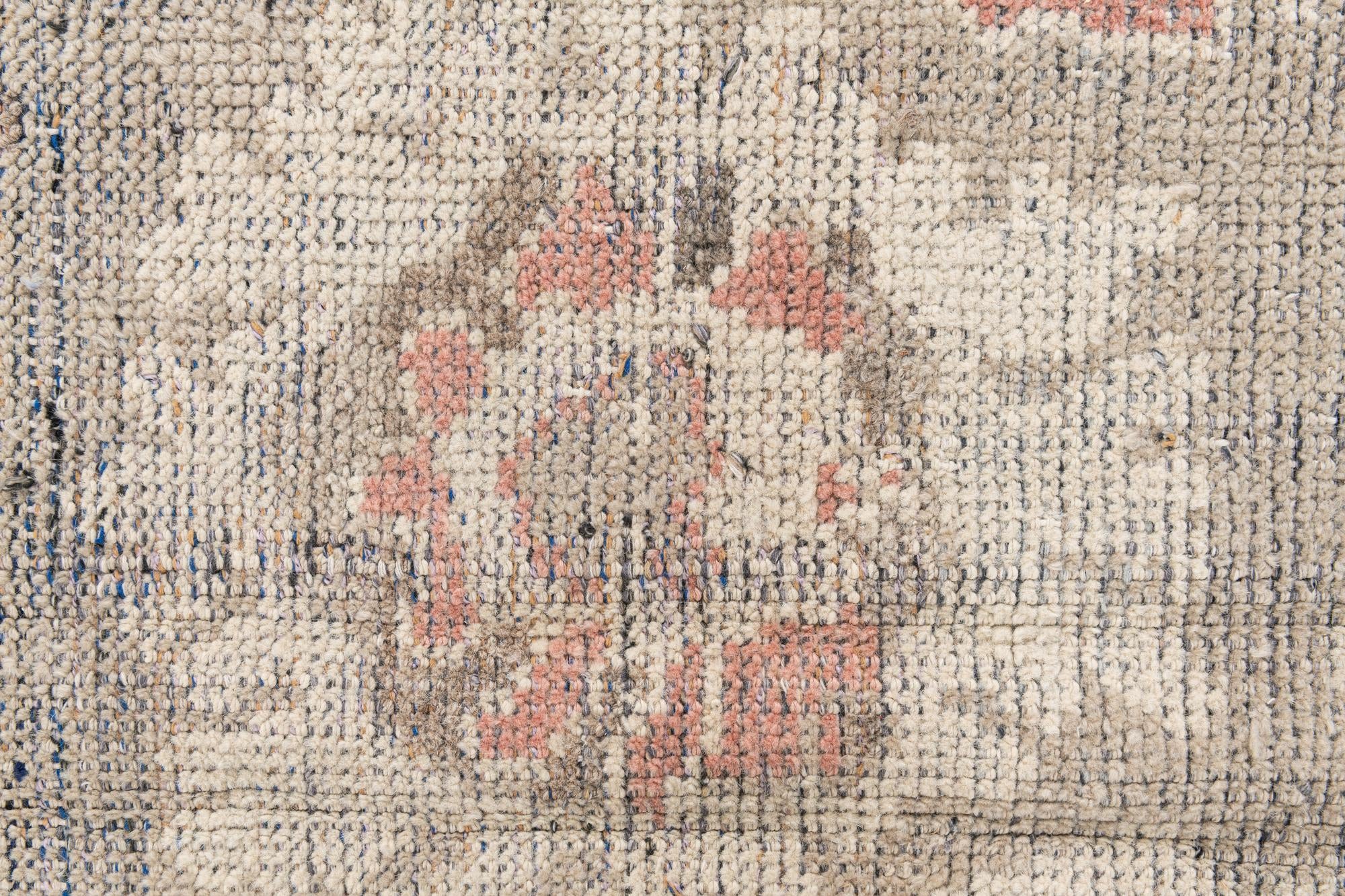 5' 8 x 9' 1 Hand Knotted Oushak Wool Rug