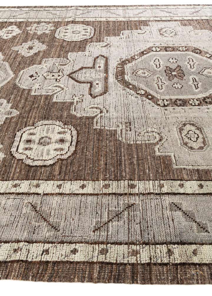 8' 5 x 10' 7 Hand Knotted Oushak Wool Rug