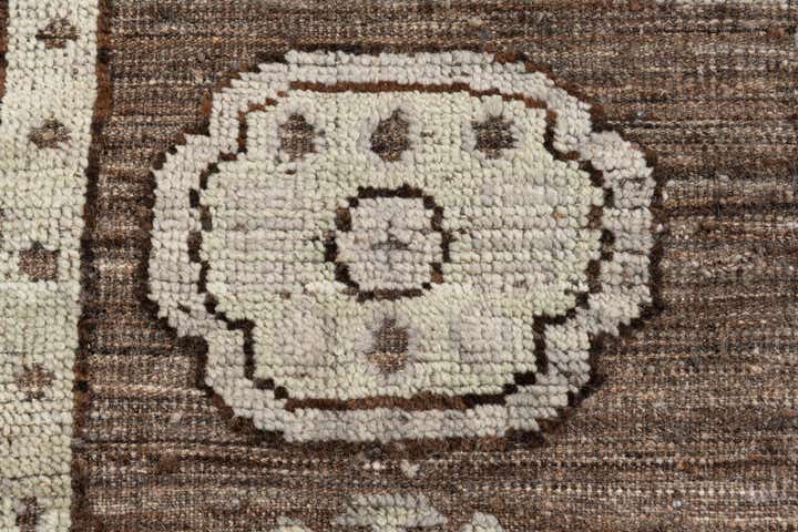 8' 5 x 10' 7 Hand Knotted Oushak Wool Rug