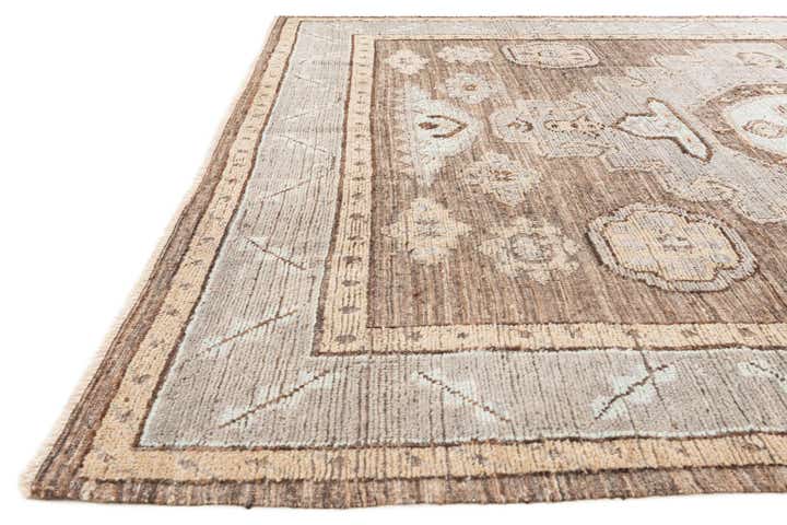 8' 3 x 10' 7 Hand Knotted Oushak Wool Rug