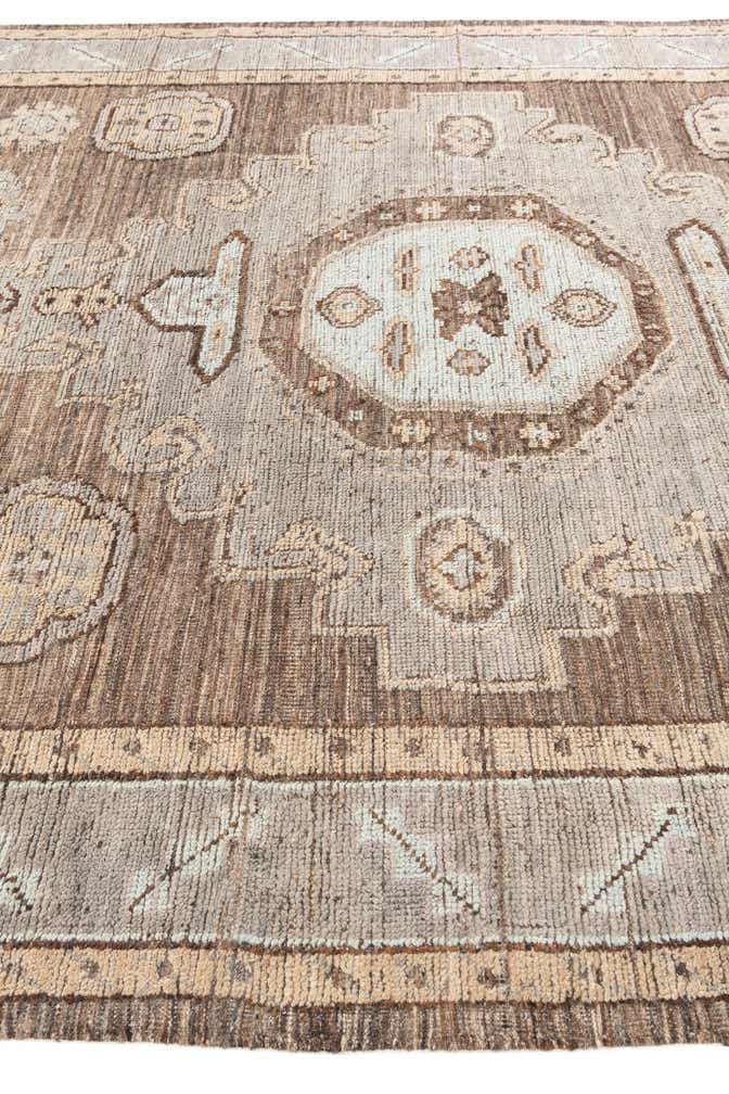 8' 3 x 10' 7 Hand Knotted Oushak Wool Rug