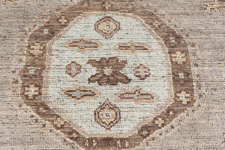 8' 3 x 10' 7 Hand Knotted Oushak Wool Rug