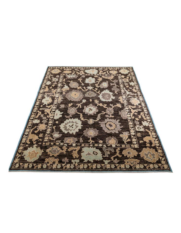 Detail image of 9' x 12' Hand Knotted Oushak Wool Rug