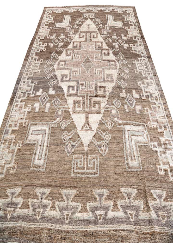 9' 2 x 11' 1 Hand Knotted Oushak Wool Rug