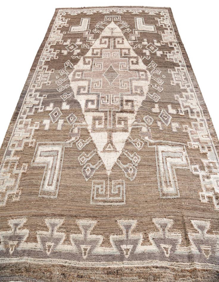 Detail image of 9' 2 x 11' 1 Hand Knotted Oushak Wool Rug