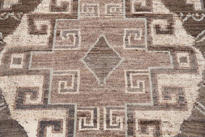 9' 2 x 11' 1 Hand Knotted Oushak Wool Rug