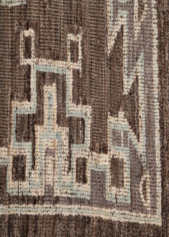 9' 2 x 11' 1 Hand Knotted Oushak Wool Rug
