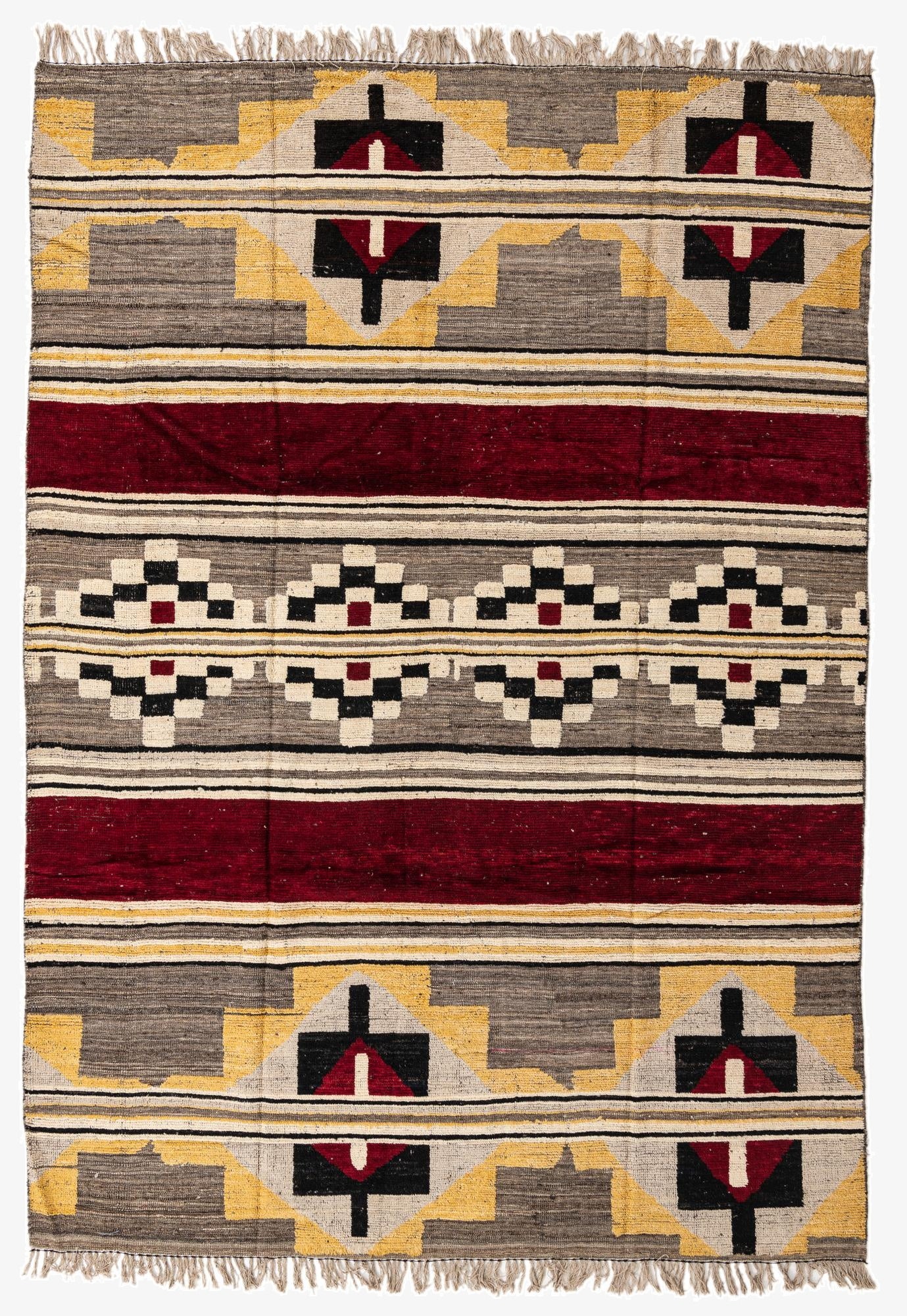 8' 8 x 12' 4  Hand Knotted Oushak Wool Rug