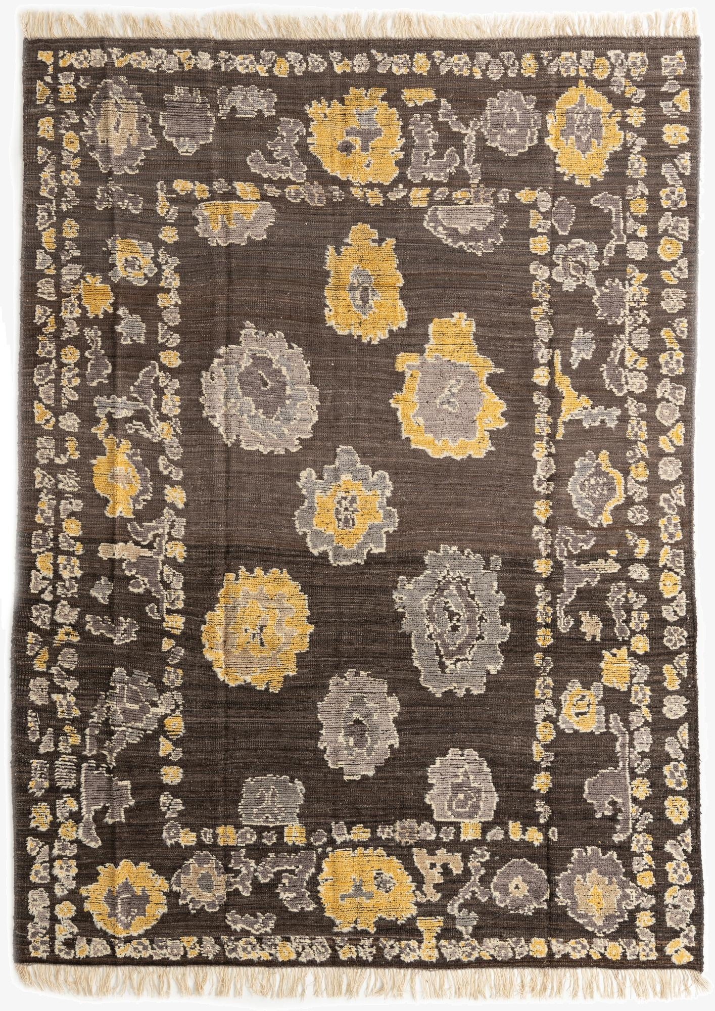 7' 10 x 10' 9  Hand Knotted Oushak Wool Rug