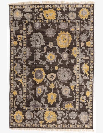 10' x 14' 5 Hand Knotted Oushak Wool Rug