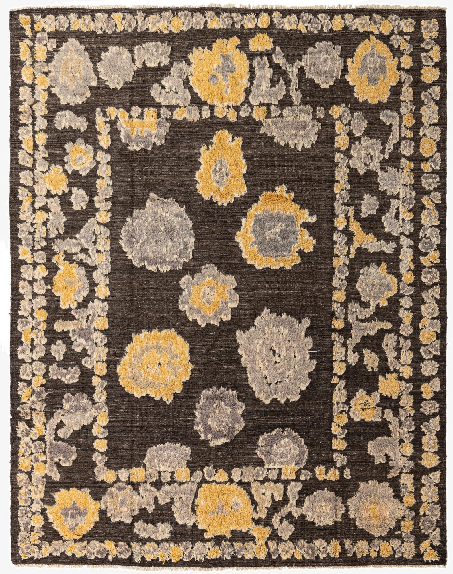 8' x 10' 3  Hand Knotted Oushak Wool Rug