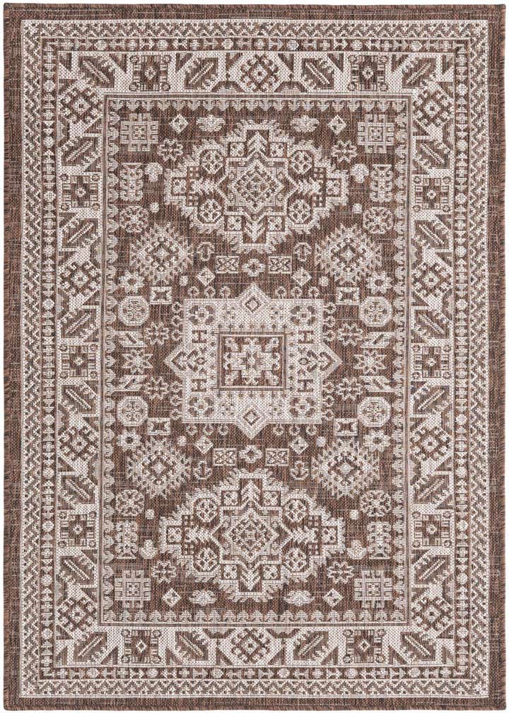 3' x 5' 3 Easy-Clean Aztec Indoor / Outdoor Rug