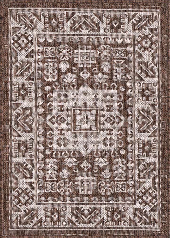 2' x 3' Easy-Clean Aztec Indoor / Outdoor Rug