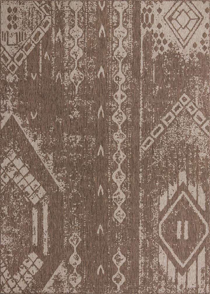 10' x 13' Easy-Clean Bohemian Indoor / Outdoor Rug