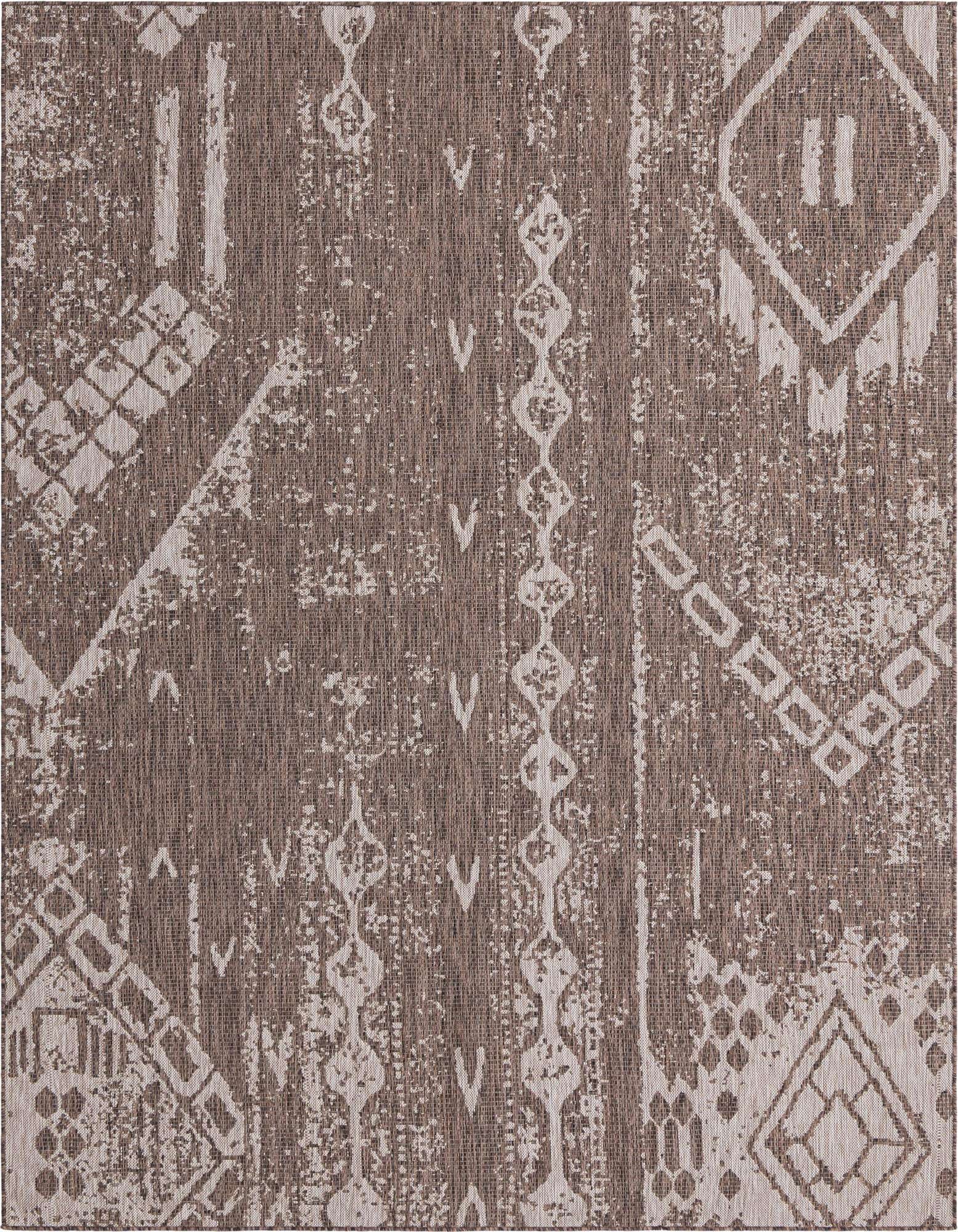 7' 10 x 10' Easy-Clean Bohemian Indoor / Outdoor Rug