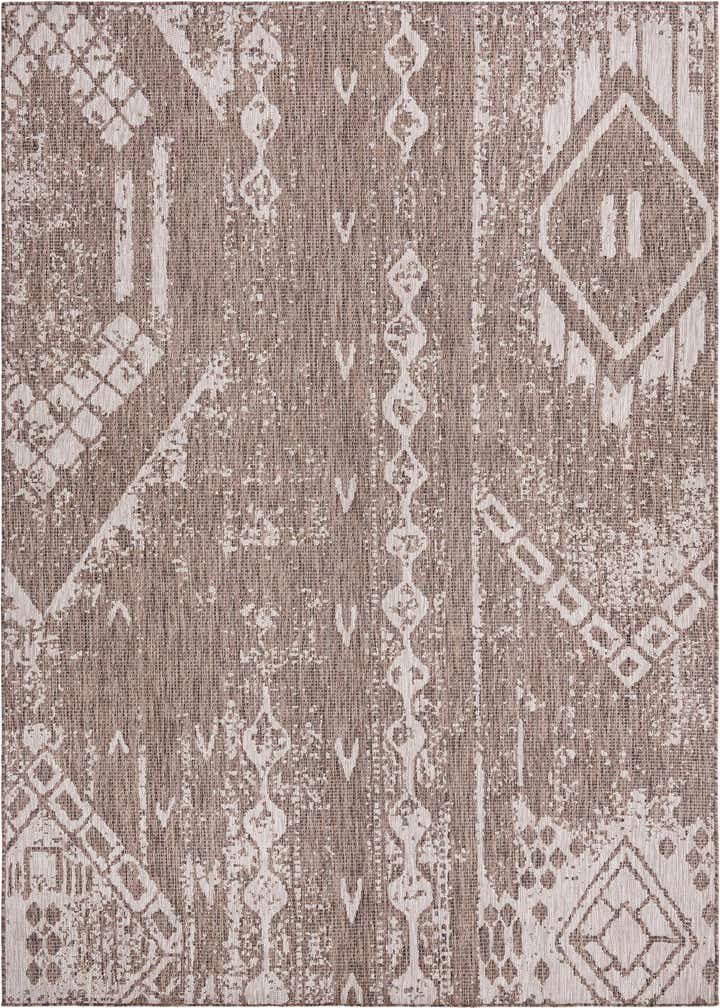 7' x 10' Easy-Clean Bohemian Indoor / Outdoor Rug