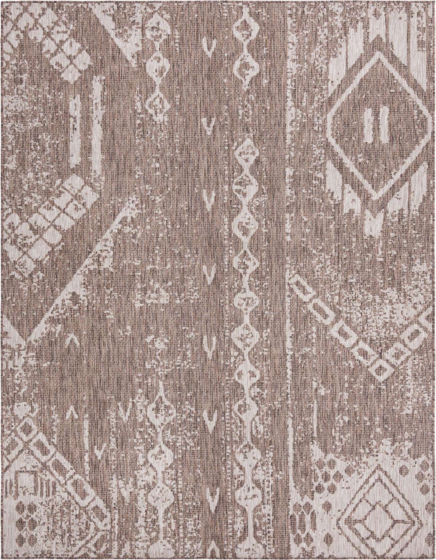 7' x 10' Easy-Clean Bohemian Indoor / Outdoor Rug