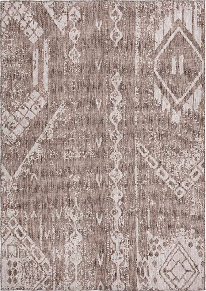 Detail image of 7' x 10' Easy-Clean Bohemian Indoor / Outdoor Rug