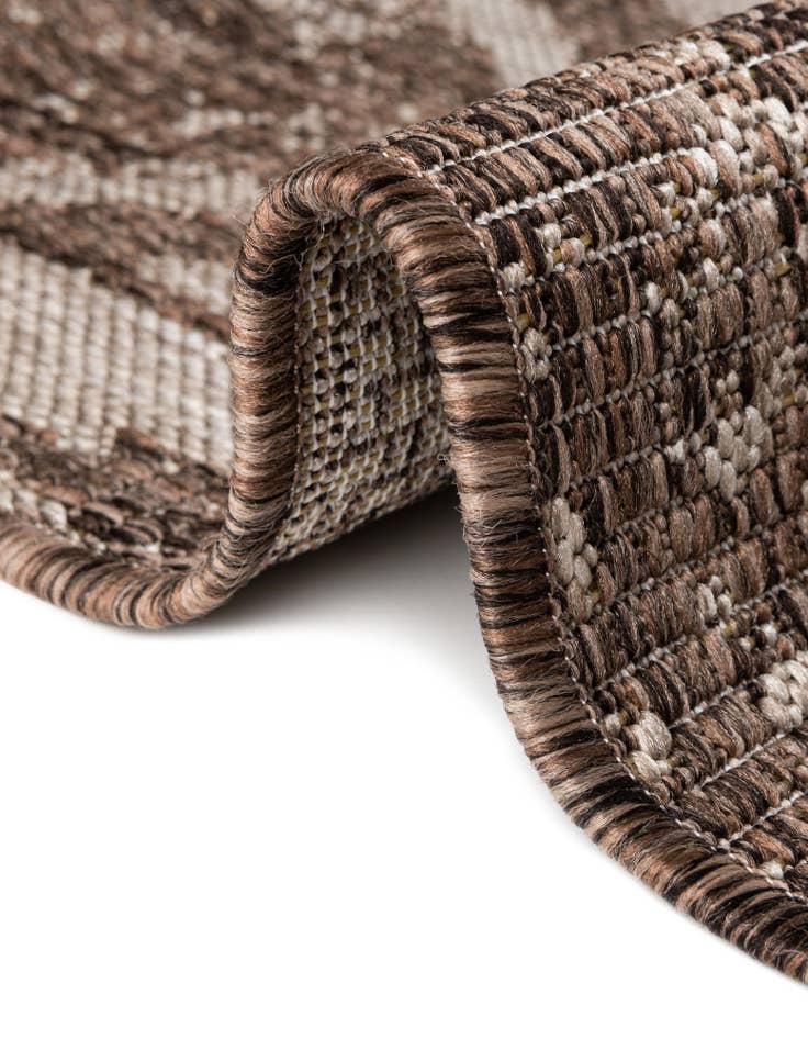 Detail image of 4' x 6' Easy-Clean Bohemian Indoor / Outdoor Rug