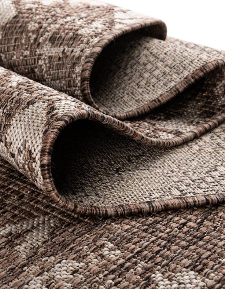 Detail image of 4' x 6' Easy-Clean Bohemian Indoor / Outdoor Rug