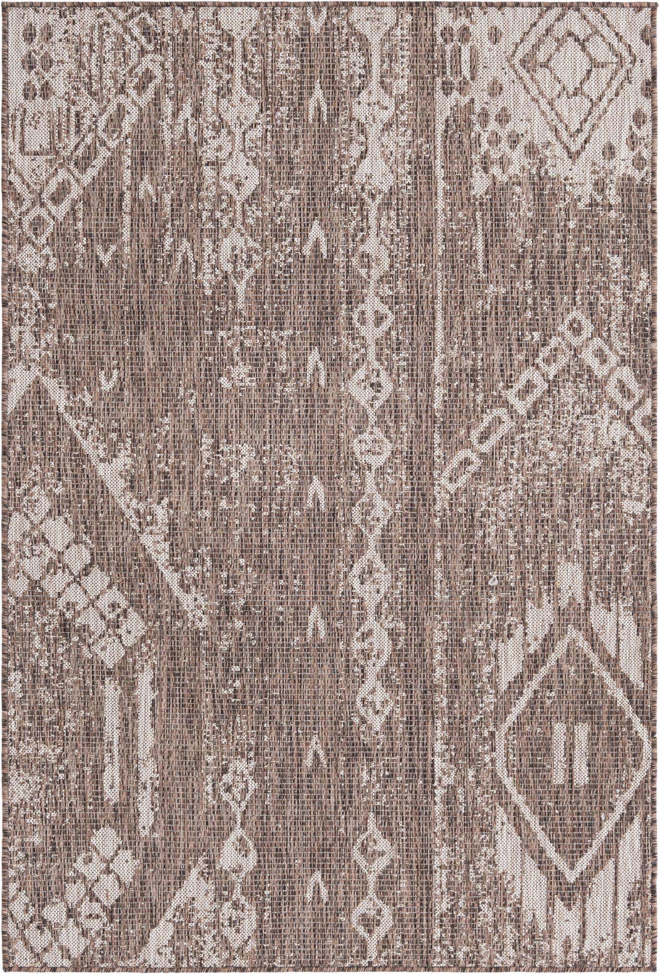4' x 6' Easy-Clean Bohemian Indoor / Outdoor Rug
