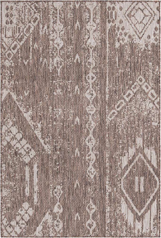 4' x 6' Easy-Clean Bohemian Indoor / Outdoor Rug