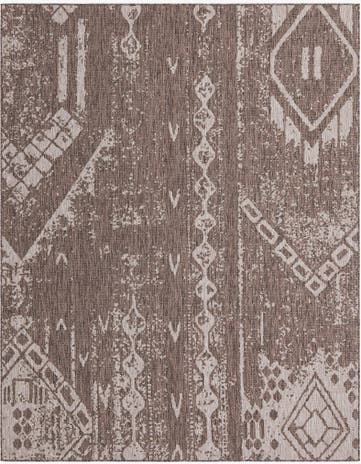 7' 10 x 10' Easy-Clean Bohemian Indoor / Outdoor Rug