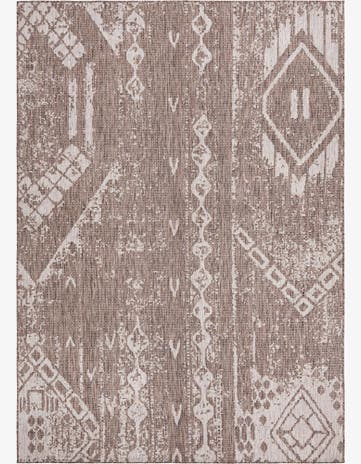 7' x 10' Easy-Clean Bohemian Indoor / Outdoor Rug