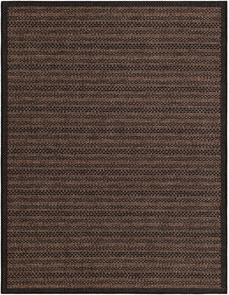Detail image of 5' 3 x 8' Easy-Clean Border Indoor / Outdoor Rug